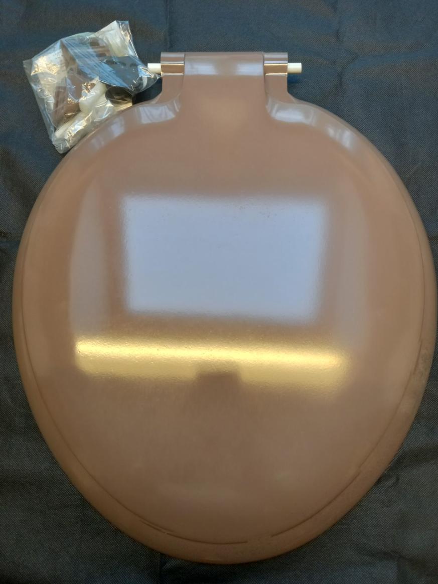 Toilet Seat Replacements Mink Brown Colour Celmac Saxon